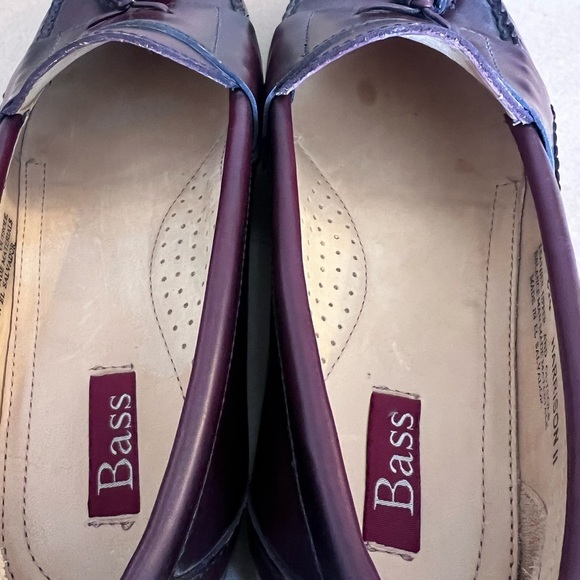 G.H Bass Burgundy Tassel Harrison II 1449 634 Penny Loafers Leather Men’s 10 main image 9